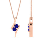 Load image into Gallery viewer, together-forever-sapphire-two-stone-bypass-pendant-in-FDPD11485GSABLANGLE1-NL-RG
