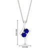 Load image into Gallery viewer, together-forever-sapphire-two-stone-bypass-pendant-in-FDPD11485GSABLANGLE1-NL-WG