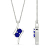 Load image into Gallery viewer, together-forever-sapphire-two-stone-bypass-pendant-in-FDPD11485GSABLANGLE1-NL-WG