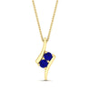 Load image into Gallery viewer, together-forever-sapphire-two-stone-bypass-pendant-in-FDPD11485GSABLANGLE1-NL-YG