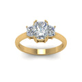 Thumbnail 2 - trapezoid-lab-grown-radiant-cut-diamond-engagement-ring-in-14K-yellow-gold-FDENR7981RARANGLE5-NL-YG