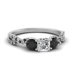 Load image into Gallery viewer, trellis-twisted-3-stone-asscher-cut-diamond-ring-with-black-diamond-in-white-gold-FD123699ASRGBLACK-NL-WG?v=1756181594
