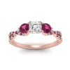 Load image into Gallery viewer, trellis-twisted-3-stone-asscher-cut-diamond-ring-with-pink-sapphire-in-rose-gold-FD123699ASRGSADRPIANGLE5-NL-RG?v=1756181595