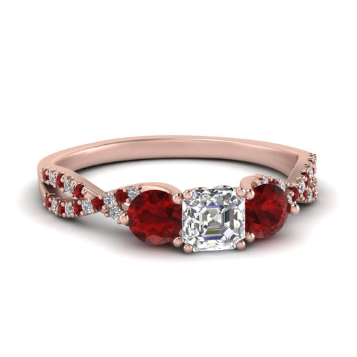 trellis-twisted-3-stone-asscher-cut-diamond-ring-with-ruby-in-rose-gold-FD123699ASRGRUDR-NL-RG?v=1756181595