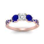 Load image into Gallery viewer, trellis-twisted-3-stone-asscher-cut-diamond-ring-with-sapphire-in-rose-gold-FD123699ASRGSABLANGLE5-NL-RG?v=1756181595
