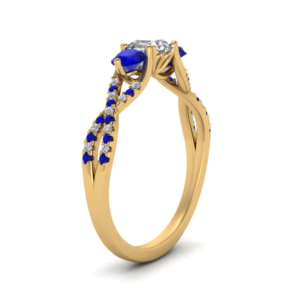 trellis-twisted-3-stone-asscher-cut-diamond-ring-with-sapphire-in-yellow-gold-FD123699ASRGSABLANGLE2-NL-YG?v=1756181595