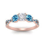 Load image into Gallery viewer, trellis-twisted-3-stone-cushion-cut-diamond-ring-blue-topaz-in-rose-gold-FD123699CURGICBLTOANGLE5-NL-RG?v=1756181617
