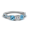 Load image into Gallery viewer, trellis-twisted-3-stone-cushion-cut-diamond-ring-blue-topaz-in-white-gold-FD123699CURGICBLTO-NL-WG?v=1756181616