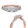 Load image into Gallery viewer, trellis-twisted-3-stone-cushion-cut-diamond-ring-in-rose-gold-FD123699CURANGLE3-NL-RG?v=1756181617