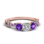 Load image into Gallery viewer, trellis-twisted-3-stone-cushion-cut-diamond-ring-violet-topaz-in-rose-gold-FD123699CURGVITO-NL-RG_d48e89f5-b8ee-4e90-a305-95600540d865?v=1756181824
