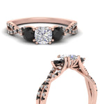 Load image into Gallery viewer, trellis-twisted-3-stone-cushion-cut-diamond-ring-with-black-diamond-in-rose-gold-FD123699CURGBLACKANGLE3-NL-RG_43d81b90-0a83-43cc-9ae5-4ce8fe2ced4b?v=1756181824
