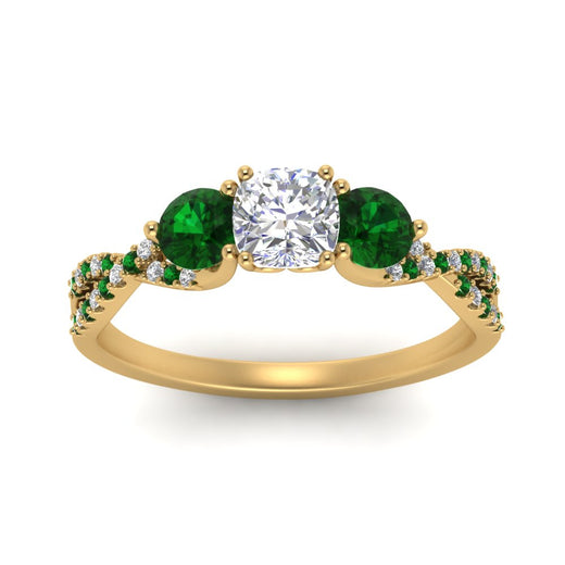 trellis-twisted-3-stone-cushion-cut-diamond-ring-with-emerald-in-yellow-gold-FD123699CURGEMGRANGLE5-NL-YG?v=1756181616