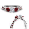Load image into Gallery viewer, trellis-twisted-3-stone-cushion-cut-diamond-ring-with-ruby-in-white-gold-FD123699CURGRUDRANGLE3-NL-WG?v=1756181617