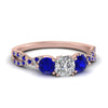 Load image into Gallery viewer, trellis-twisted-3-stone-cushion-cut-diamond-ring-with-sapphire-in-rose-gold-FD123699CURGSABL-NL-RG?v=1756181617
