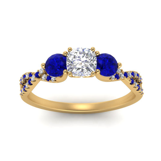 trellis-twisted-3-stone-cushion-cut-diamond-ring-with-sapphire-in-yellow-gold-FD123699CURGSABLANGLE5-NL-YG?v=1756181616