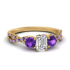 Load image into Gallery viewer, trellis-twisted-3-stone-emerald-cut-diamond-ring-violet-topaz-in-yellow-gold-FD123699EMRGVITO-NL-YG_f04778af-e1cc-4e3b-9064-d6ae36ffd306?v=1756181838