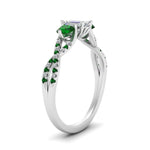 Load image into Gallery viewer, trellis-twisted-3-stone-emerald-cut-diamond-ring-with-emerald-in-white-gold-FD123699EMRGEMGRANGLE2-NL-WG?v=1756181639
