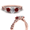 Load image into Gallery viewer, trellis-twisted-3-stone-emerald-cut-diamond-ring-with-ruby-in-rose-gold-FD123699EMRGRUDRANGLE3-NL-RG_25edd6aa-72c3-4cd7-8d49-f9d97a1af823?v=1756181838