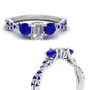 Load image into Gallery viewer, trellis-twisted-3-stone-emerald-cut-diamond-ring-with-sapphire-in-white-gold-FD123699EMRGSABLANGLE3-NL-WG_89ca7d67-3de9-4508-84a8-254ce9d9b313?v=1756181838