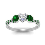 Load image into Gallery viewer, trellis-twisted-3-stone-heart-shaped-diamond-ring-with-emerald-in-white-gold-FD123699HTRGEMGRANGLE5-NL-WG?v=1756181661
