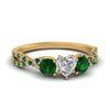 Load image into Gallery viewer, trellis-twisted-3-stone-heart-shaped-diamond-ring-with-emerald-in-yellow-gold-FD123699HTRGEMGR-NL-YG_e9336347-0b6a-42b9-99ef-187aa8cb1515?v=1756181852