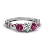 Load image into Gallery viewer, trellis-twisted-3-stone-heart-shaped-diamond-ring-with-pink-sapphire-in-white-gold-FD123699HTRGSADRPI-NL-WG?v=1756181661
