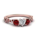Load image into Gallery viewer, trellis-twisted-3-stone-heart-shaped-diamond-ring-with-ruby-in-rose-gold-FD123699HTRGRUDR-NL-RG?v=1756181662
