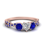 Load image into Gallery viewer, trellis-twisted-3-stone-heart-shaped-diamond-ring-with-sapphire-in-rose-gold-FD123699HTRGSABL-NL-RG?v=1756181662
