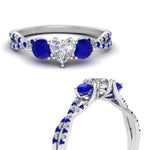 Load image into Gallery viewer, trellis-twisted-3-stone-heart-shaped-diamond-ring-with-sapphire-in-white-gold-FD123699HTRGSABLANGLE3-NL-WG?v=1756181661

