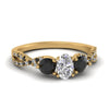 Load image into Gallery viewer, trellis-twisted-3-stone-oval-shaped-diamond-ring-with-black-diamond-in-yellow-gold-FD123699OVRGBLACK-NL-YG?v=1756181705