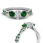 Load image into Gallery viewer, trellis-twisted-3-stone-oval-shaped-diamond-ring-with-emerald-in-white-gold-FD123699OVRGEMGRANGLE3-NL-WG?v=1756181705
