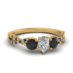 Load image into Gallery viewer, trellis-twisted-3-stone-pear-shaped-diamond-ring-with-black-diamond-in-yellow-gold-FD123699PERGBLACK-NL-YG?v=1756181726
