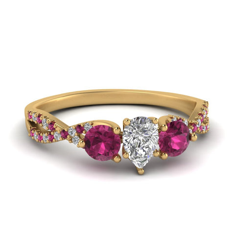 trellis-twisted-3-stone-pear-shaped-diamond-ring-with-pink-sapphire-in-yellow-gold-FD123699PERGSADRPI-NL-YG?v=1756181726