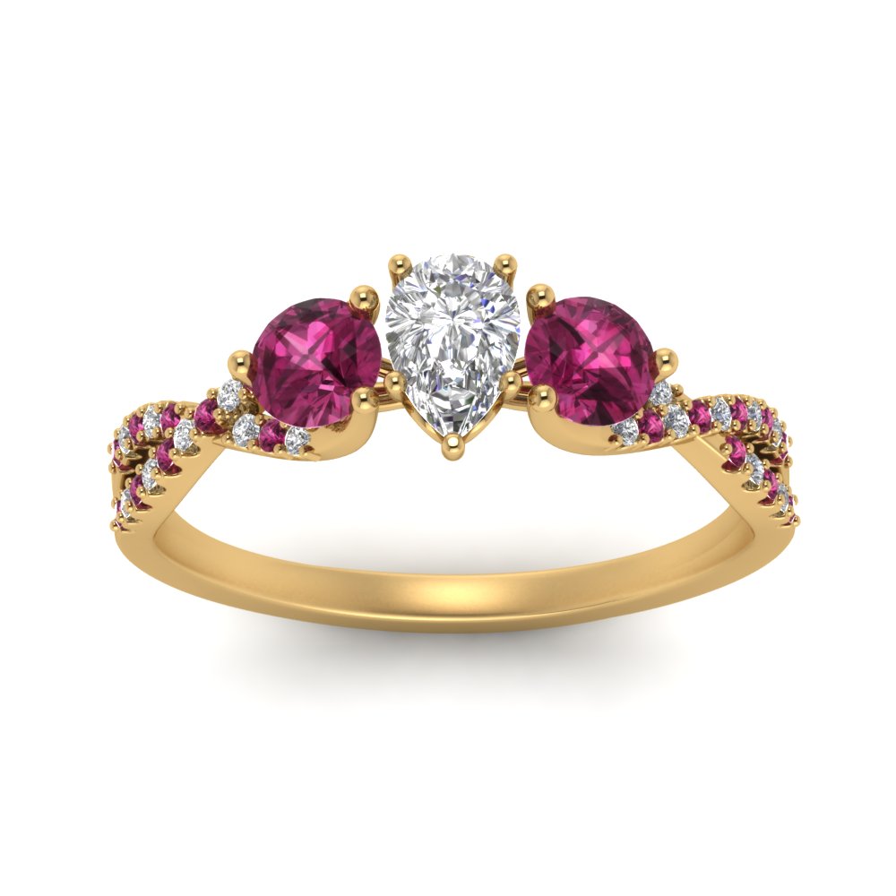 trellis-twisted-3-stone-pear-shaped-diamond-ring-with-pink-sapphire-in-yellow-gold-FD123699PERGSADRPIANGLE5-NL-YG?v=1756181726