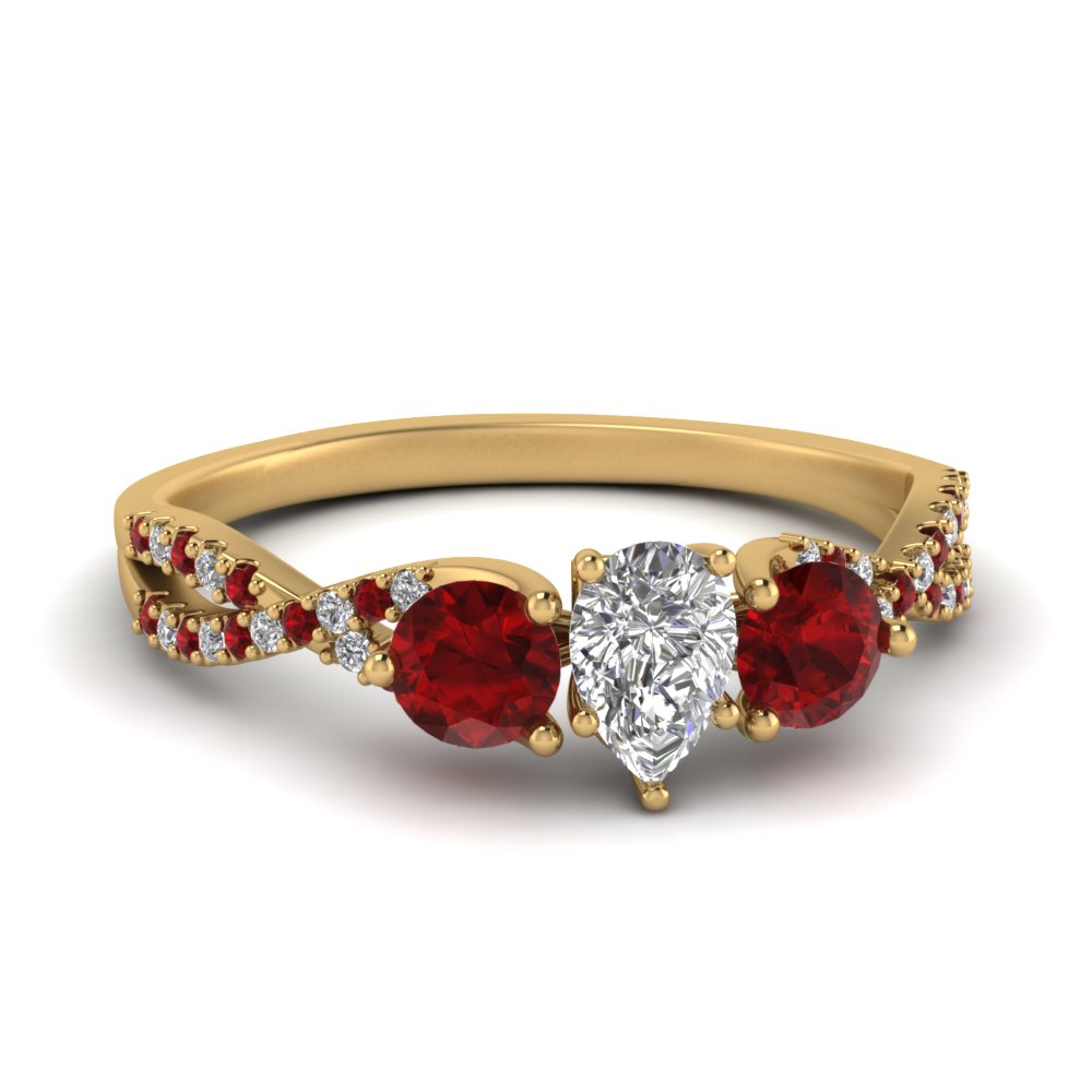 trellis-twisted-3-stone-pear-shaped-diamond-ring-with-ruby-in-yellow-gold-FD123699PERGRUDR-NL-YG?v=1756181726
