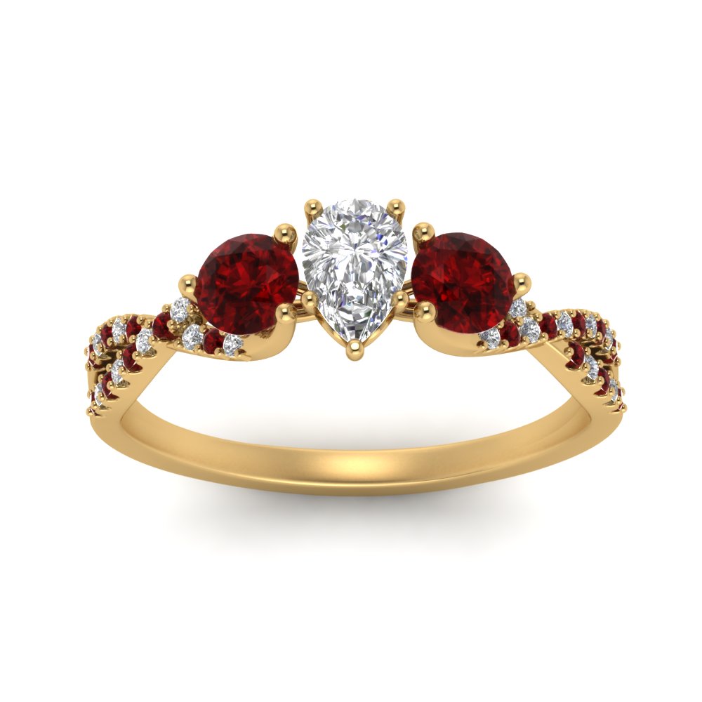 trellis-twisted-3-stone-pear-shaped-diamond-ring-with-ruby-in-yellow-gold-FD123699PERGRUDRANGLE5-NL-YG?v=1756181726