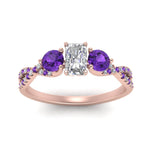 Load image into Gallery viewer, trellis-twisted-3-stone-radiant-cut-diamond-ring-violet-topaz-in-rose-gold-FD123699RARGVITOANGLE5-NL-RG_7365116a-c024-4918-81fd-dfc4dbe0f6b6?v=1756181919
