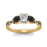 Load image into Gallery viewer, trellis-twisted-3-stone-radiant-cut-diamond-ring-with-black-diamond-in-yellow-gold-FD123699RARGBLACKANGLE5-NL-YG_5005046e-4b31-445f-86af-16d7e002867f?v=1756181918
