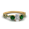 Load image into Gallery viewer, trellis-twisted-3-stone-radiant-cut-diamond-ring-with-emerald-in-yellow-gold-FD123699RARGEMGR-NL-YG?v=1756181767
