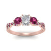 Load image into Gallery viewer, trellis-twisted-3-stone-radiant-cut-diamond-ring-with-pink-sapphire-in-rose-gold-FD123699RARGSADRPIANGLE5-NL-RG?v=1756181767