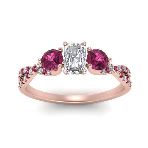 trellis-twisted-3-stone-radiant-cut-diamond-ring-with-pink-sapphire-in-rose-gold-FD123699RARGSADRPIANGLE5-NL-RG?v=1756181767
