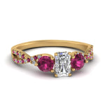 Load image into Gallery viewer, trellis-twisted-3-stone-radiant-cut-diamond-ring-with-pink-sapphire-in-yellow-gold-FD123699RARGSADRPI-NL-YG_e56168c1-51a1-4d6e-88fc-1f792253f177?v=1756181918
