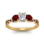 Load image into Gallery viewer, trellis-twisted-3-stone-radiant-cut-diamond-ring-with-ruby-in-yellow-gold-FD123699RARGRUDRANGLE5-NL-YG_7b619799-9943-4f9a-b8b3-df06ba9de716?v=1756181918
