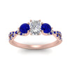 Load image into Gallery viewer, trellis-twisted-3-stone-radiant-cut-diamond-ring-with-sapphire-in-rose-gold-FD123699RARGSABLANGLE5-NL-RG?v=1756181767
