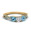Load image into Gallery viewer, trellis-twisted-3-stone-round-cut-diamond-ring-blue-topaz-in-yellow-gold-FD123699RORGICBLTO-NL-YG?v=1756181788