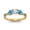 Load image into Gallery viewer, trellis-twisted-3-stone-round-cut-diamond-ring-blue-topaz-in-yellow-gold-FD123699RORGICBLTOANGLE5-NL-YG?v=1756181788