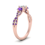 Load image into Gallery viewer, trellis-twisted-3-stone-round-cut-diamond-ring-violet-topaz-in-rose-gold-FD123699RORGVITOANGLE2-NL-RG_2401801c-d8b5-4ab8-8200-5e323447a0c3?v=1756181932
