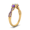 Load image into Gallery viewer, trellis-twisted-3-stone-round-cut-diamond-ring-violet-topaz-in-yellow-gold-FD123699RORGVITOANGLE2-NL-YG?v=1756181788