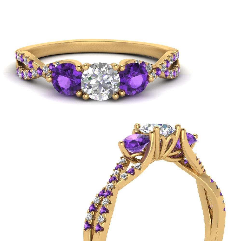 trellis-twisted-3-stone-round-cut-diamond-ring-violet-topaz-in-yellow-gold-FD123699RORGVITOANGLE3-NL-YG?v=1756181788
