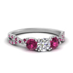 Load image into Gallery viewer, trellis-twisted-3-stone-round-cut-diamond-ring-with-pink-sapphire-in-white-gold-FD123699RORGSADRPI-NL-WG?v=1756181788
